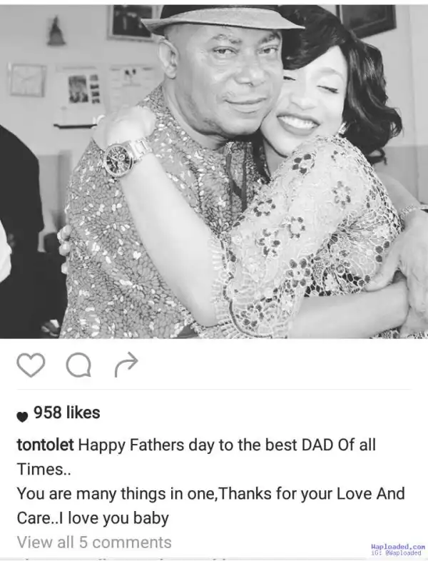 Fathers Day: Tonto Dike Celebrates The Men In Her Life With Sweet Words And Photos